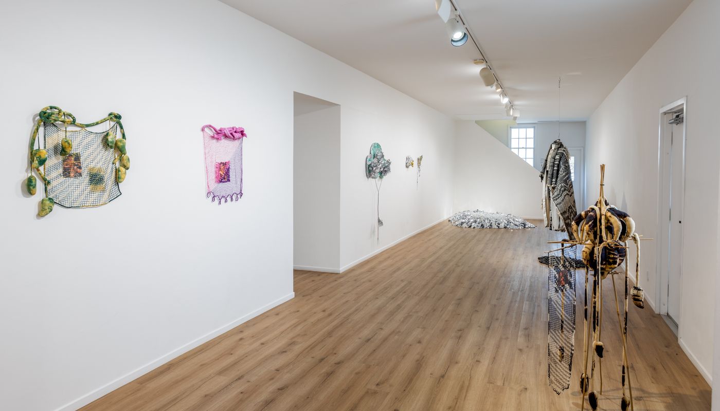 Installation shot of group show at Angels Gate Cultural Center Art Gallery photo credit Jordan Rodriguez.